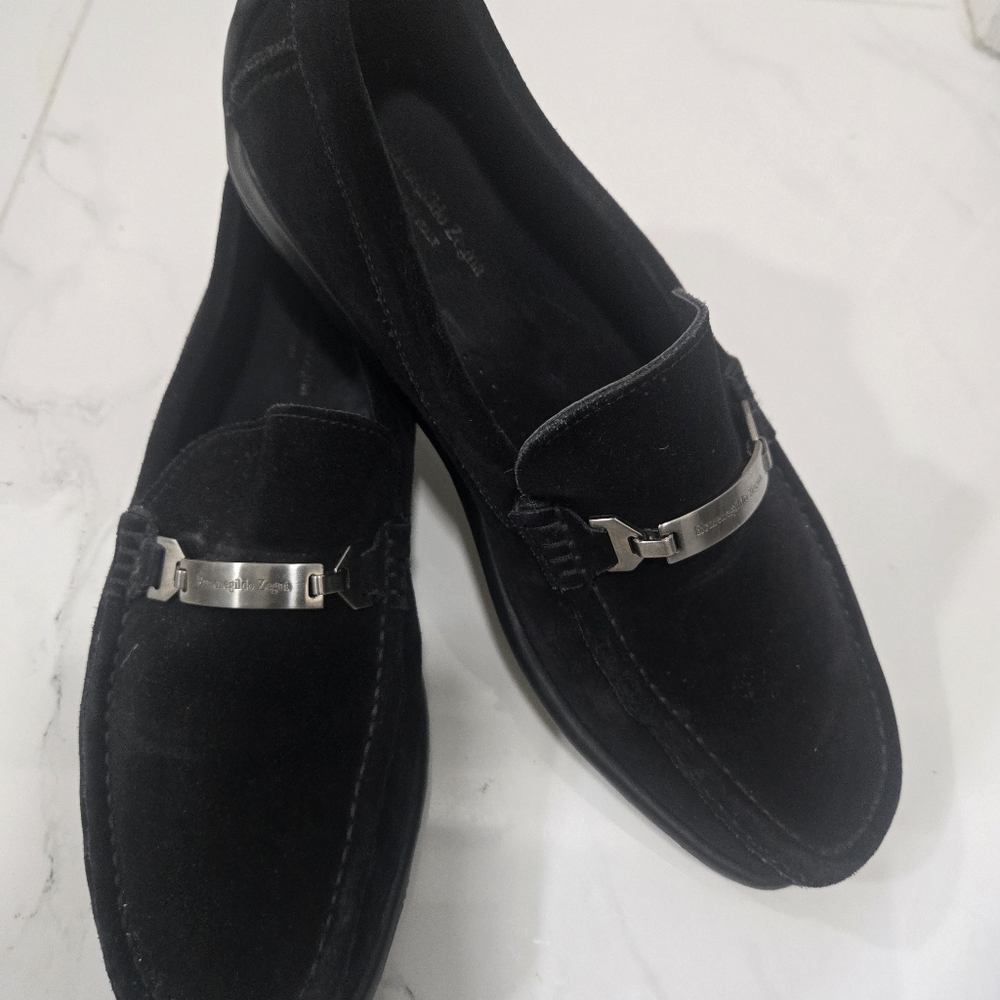 Ermenegildo Zegna Men's Suede loafers Size 10